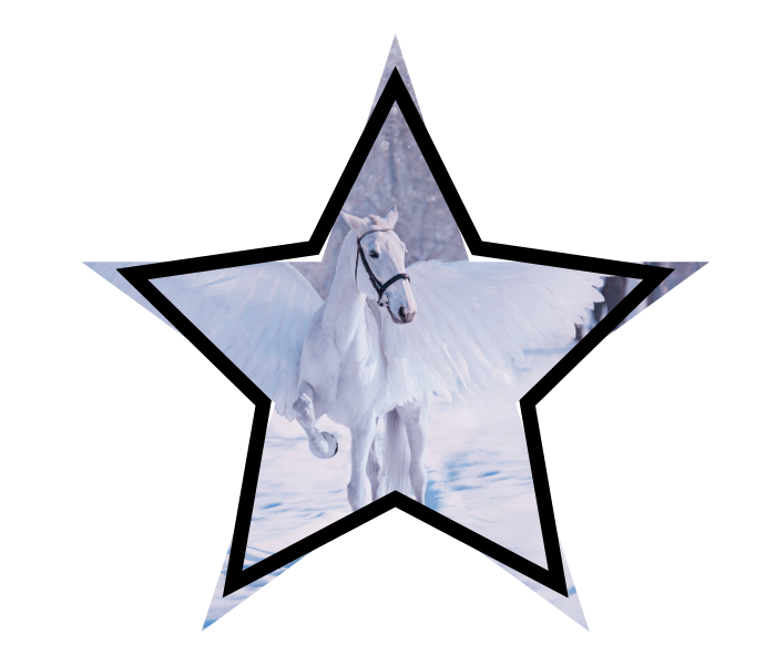White pegasus representing trusted animal care in Tillamook County, OR by Pioneer Veterinary